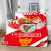 Printed Blanket Football Club B-Benficas Picnic Blankets Warm Blanket Soft and Comfortable Blanket Home Travel Birthday Gift 3