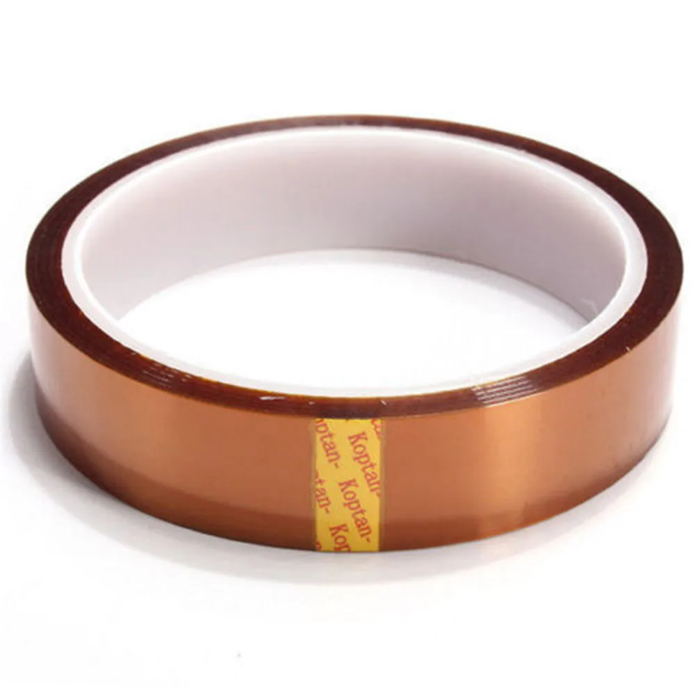 3/6/5/10/20/30/50mm Kaptons Tape 33M 100ft Heat Resistant High Temperature Polyimide Adhesive Tape Insulation For Electronic J50 5