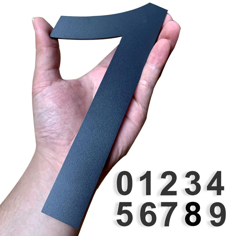 Numéros De Maison Flottants Modernes De 30,5 Cm Pour L'extérieur