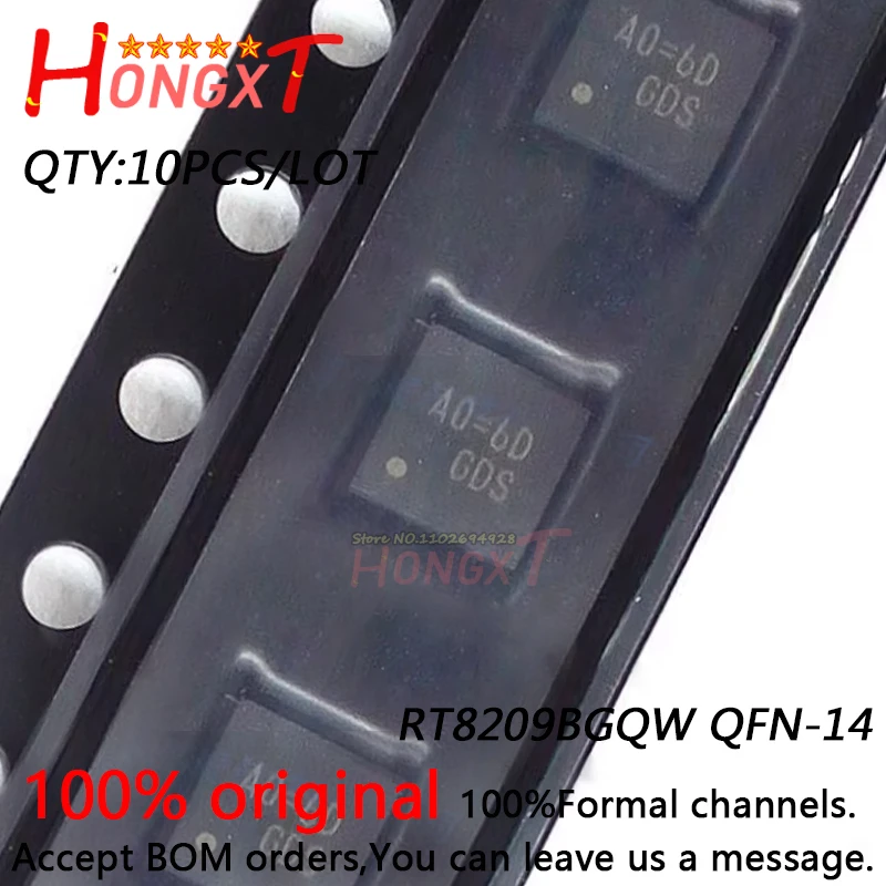 

10 шт 100% Новинка RT8209BGQW QFN-14.