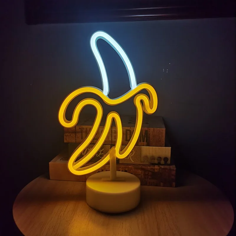 الكرز الموز النيون مصباح LED