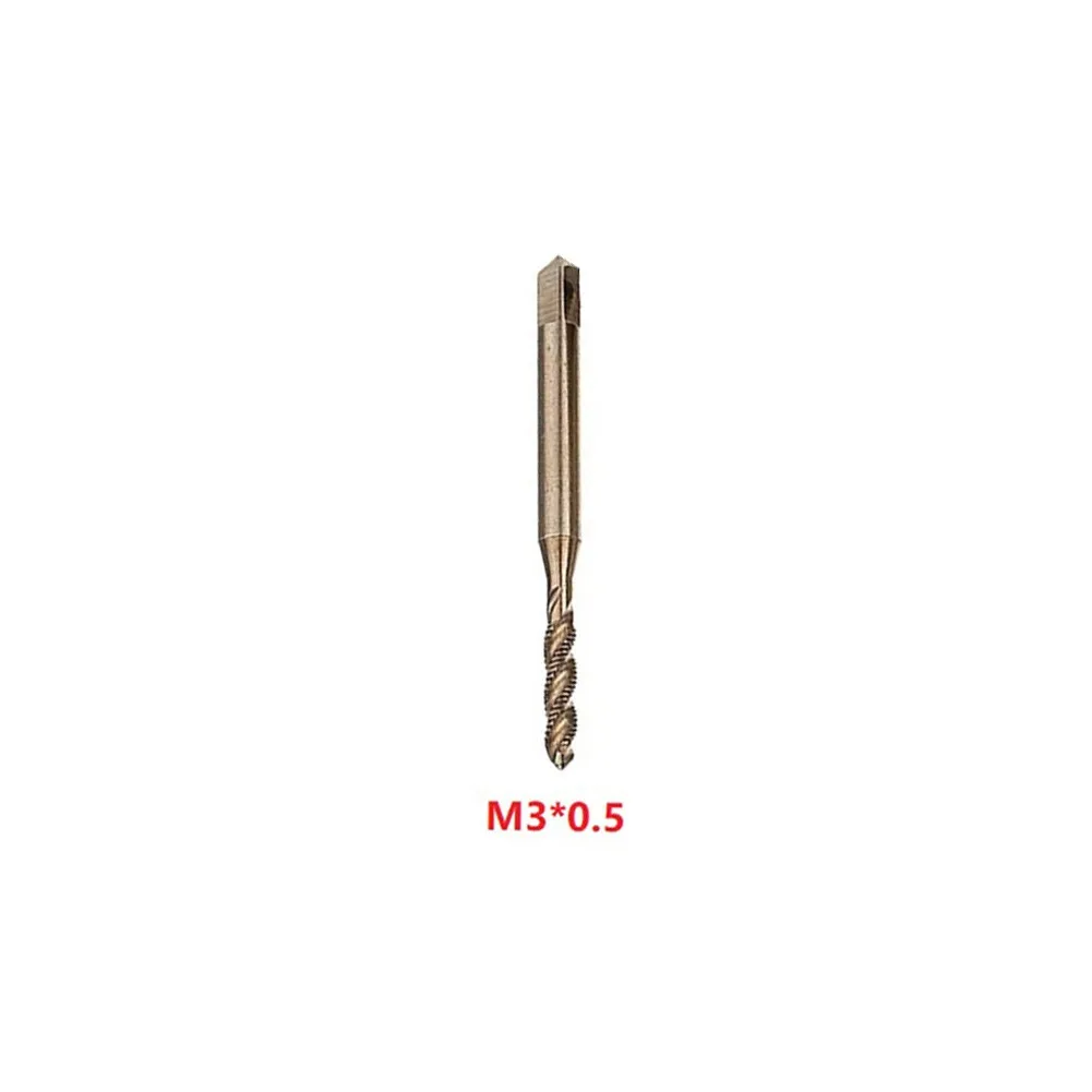 Cobalt Machine Screw Tap HSS- Co M35 Metric Screw Tap Right Hand Thread Plug High Quality Lightweight Repalcement m18 m18x1 5 m18x1 m20 m20x1 5 m20x1 screw tap hand tap set threading tool thread tap drill bits set hand tapping wire tapping