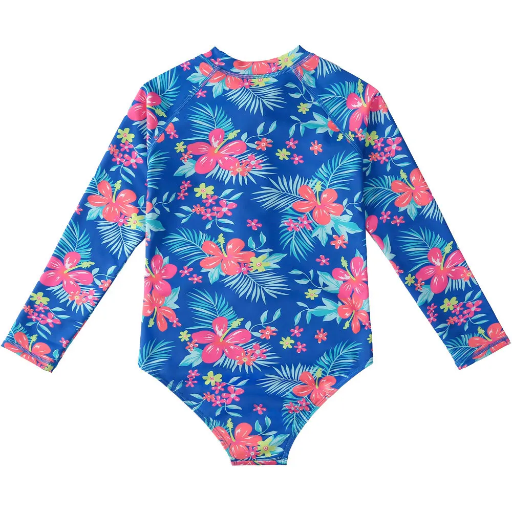 Summer Swimsuits for Girls Long Sleeves Swimming Wear for Baby Girls