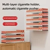 Cigarette Shop Showcase Acrylic Display Stand Racks Automatic Pusher Display Cigarette Cabinet Rack Holder for Supermarket Store 2