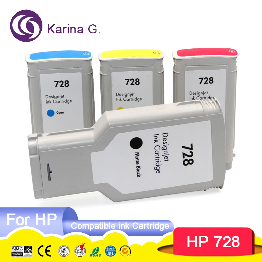 

For HP 728 Compatible Ink Cartridge For HP 728 HP728 suit for DesignJet T730 T830 inkjet Printer