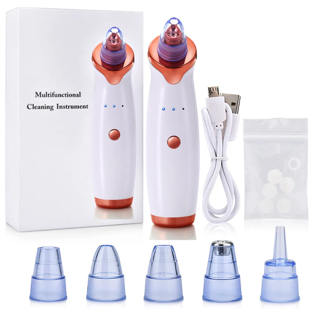 

Blackhead Remover Vacuum Suction Pore Cleaner Acne Extractor Acne Comedone Whitehead Pimple Removal Spot Cleaner Skin Care Tool