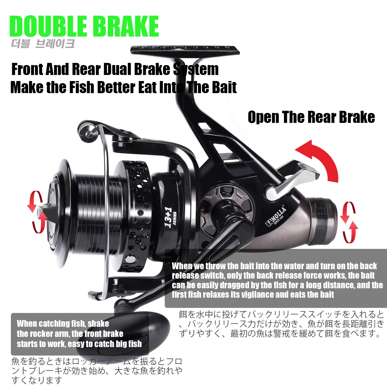 new Original SHIMANO 12KG Drag Carp Fishing Reel Front and Rear Drag System  Freshwater Spinning Reel - AliExpress