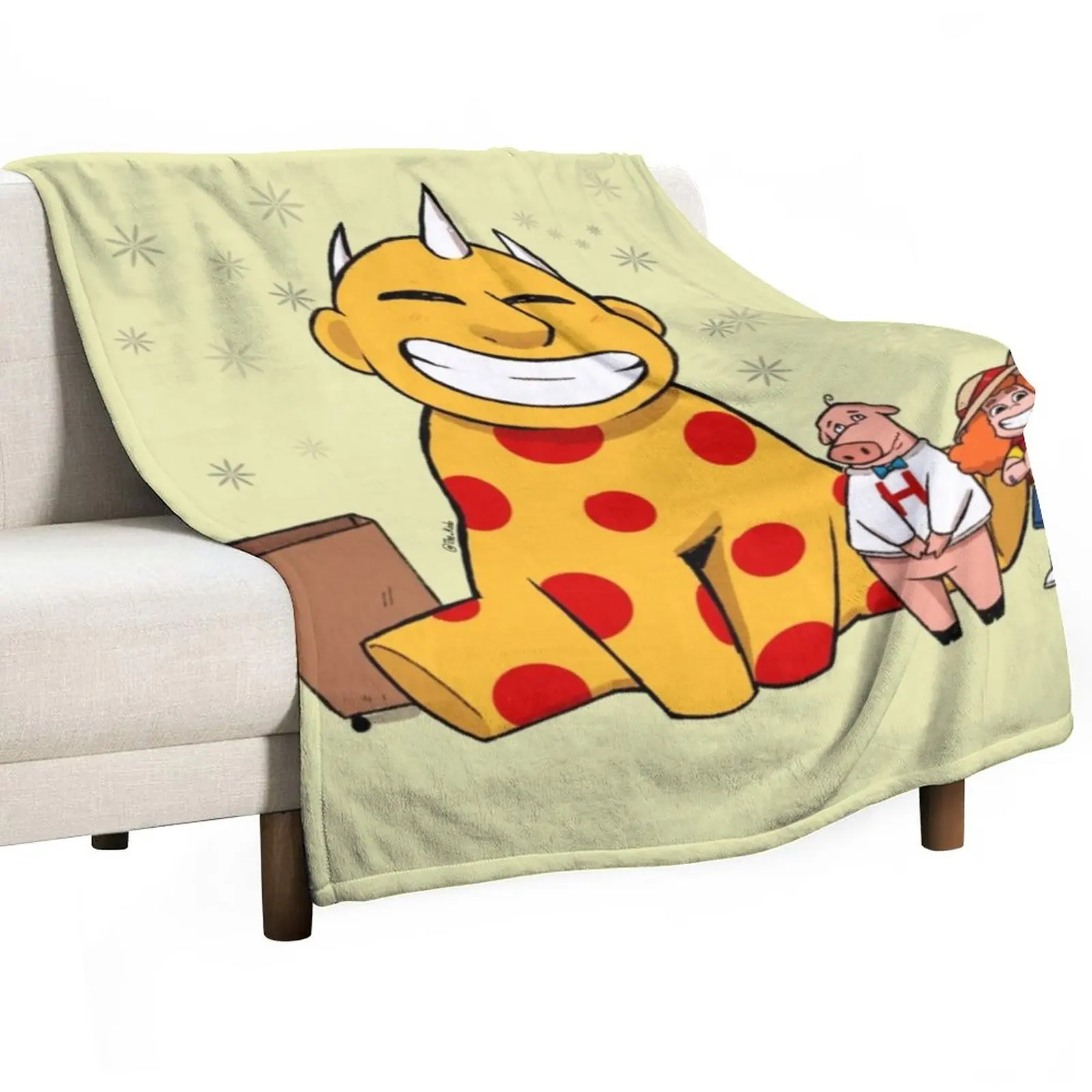 

Maggie and the ferocious Beast! Throw Blanket Travel Blanket cosplay anime Thermal Blankets For Travel