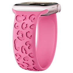 Engraved Solo Loop Strap for S (Barbie pink)