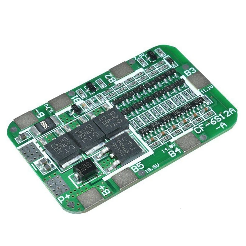 

Защитная плата PCB BMS для зарядного устройства, 8 шт., 6S, 15A, 24 В, для модуля литий-ионной, литиевой батареи 6 18650, комплект для самостоятельной сборки