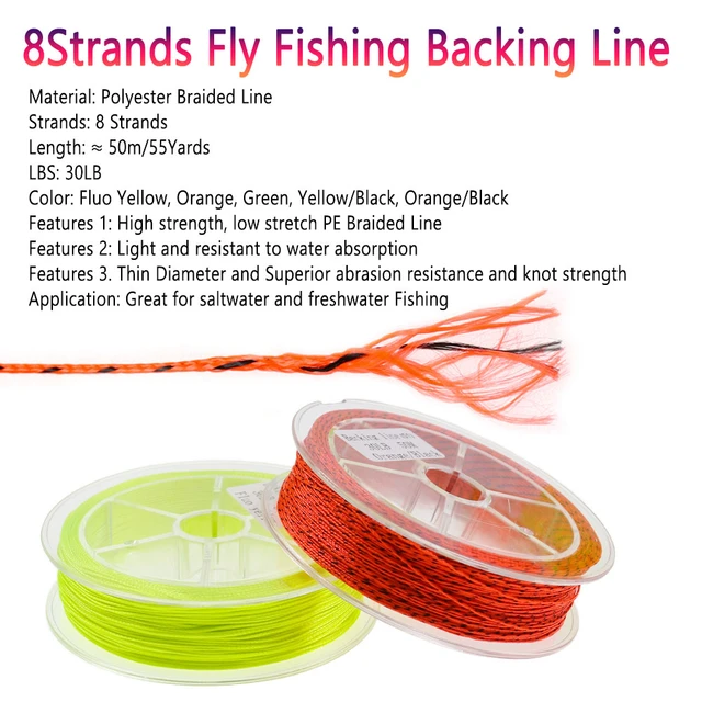 Polyester Fishing Backing Line, Backing Fly Fishing, Polyester Fly Line