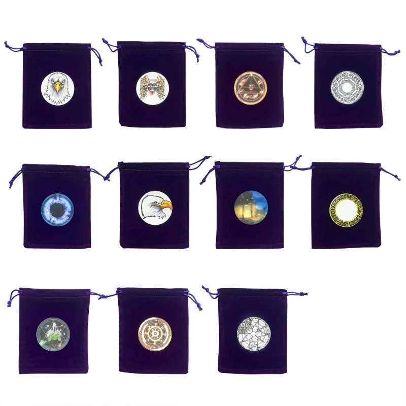 

Бархатная сумка для хранения Таро, мешочек для ювелирных изделий, органайзер для карт принадлежности для колдовства