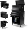 High Capacity Rolling Tool Box with Wheels,Rolling Tool Chest with Drawer,Tool Box on 4 Wheels with Lock, Tool Storage 1
