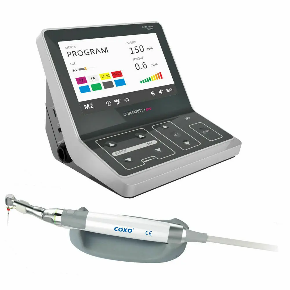 

COXO C Smart IPro LED Endo Motor with Apex Locator with 16:1 Contra Angle Root Canal Dental Endodontic Motor Dental Equipment