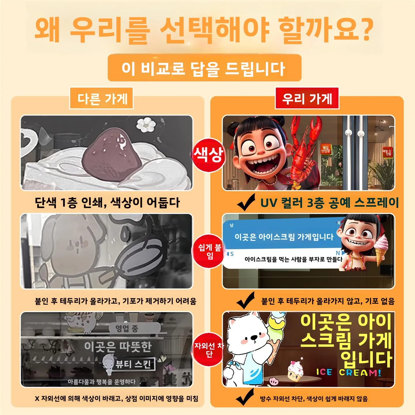 오픈 포트폴리오 간판 글라스 페이스트 밀크티 뷰티 미용실 문 스티커 산업 스타일 장식
