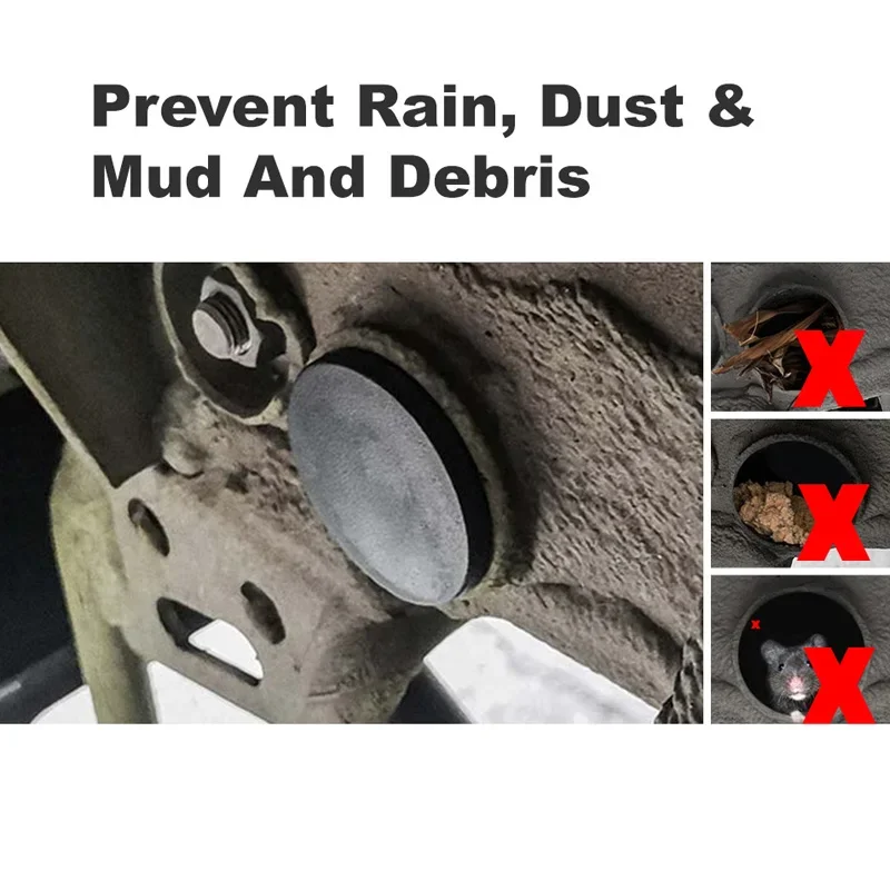 8Pcs Girder Tube Frame Hole Cover Car Dustproof Plug Covers Protect Accessories for Suzuki Jimny Sierra JB64 JB74 tail pipe cover car oil sump cover car washer fluid reservoir cap