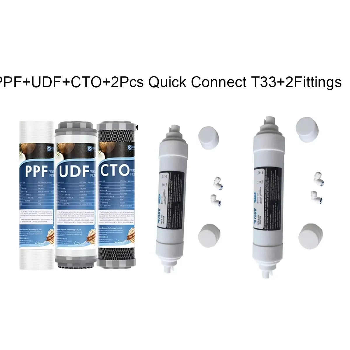 10 inches Water Filter Cartridge,PP Cotton ,UDF Suitable For Water Filter Housing,T33 Cartridge,Ro Membrane System Replacement
