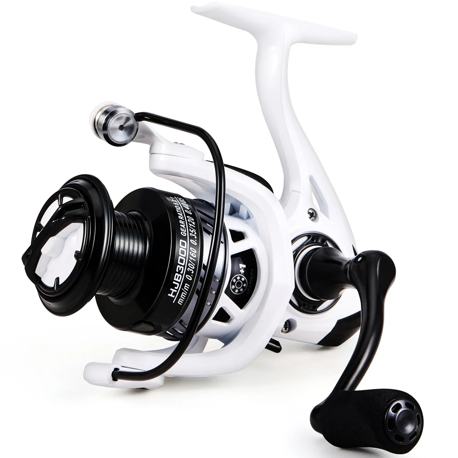 Sougayilang 2000 3000 Spinning Reel High Speed 5.2:1 Ratio Fishing Reel with Max Drag 8kg and EVA Handle Carp