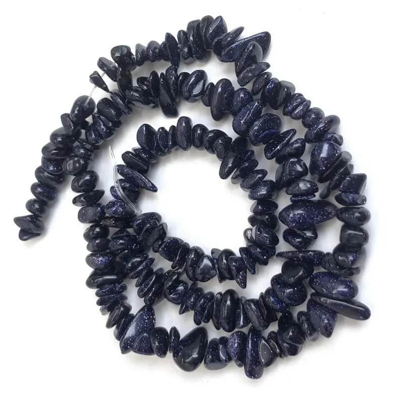 Natural Stone Beads for Jewelry Making - Irregular Crystal Quartz Gravel Beads, 16-Inch Strand
