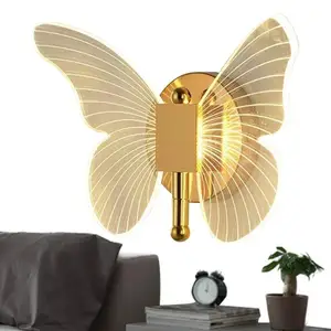 3D Butterfly Wall Lamp Butterfly Lights Lamp Dimmable Modern LED Wall Sconce Butterfly Lights For Living Room Bedroom Hallway
