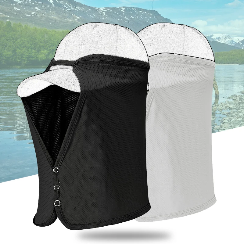 Outdoor Sun Shade Fishing Hat Cover Sun-resistant Hat Gauze Cap Curtain Mesh Travel Hat Veil Men Women Baseball Cap Block Cover