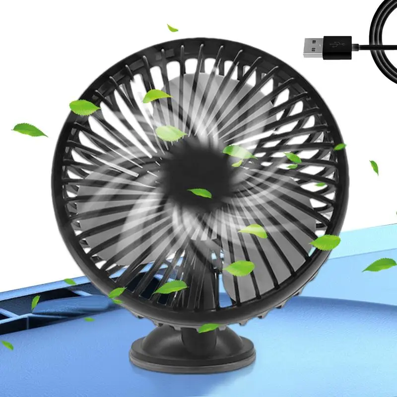

Car Fan Car Cooling Fan Low Noise Summer Car Air Conditioning Cold Fan 360 Degree Rotation Vehicle Dashboard Fan car accessories