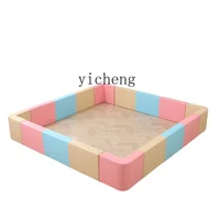 YY Children's Soft Ocean Ball Pool Kindergarten Soft Bag Cartoon Fence Playground Sand Basin 1