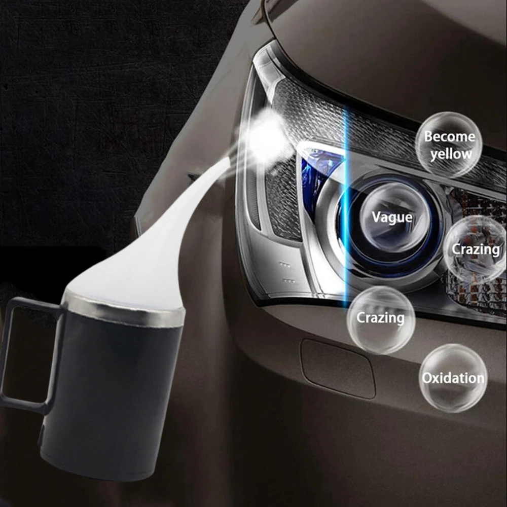 Headlight Restorer Fumigation Kit Car Headlight Restoration Steamer 220V EU Plug Polymer Steam Set Headlight Polishing for Cars