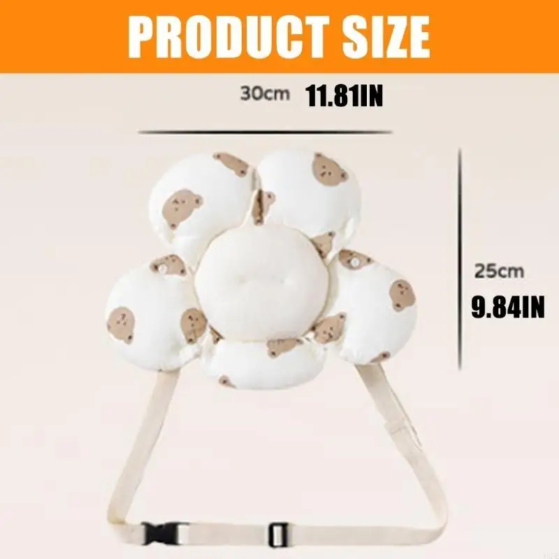 Comfortable Baby Headrest Cartoon Breathable Neck Rest Pillow for Various Car Models Enhancing Travel Experience