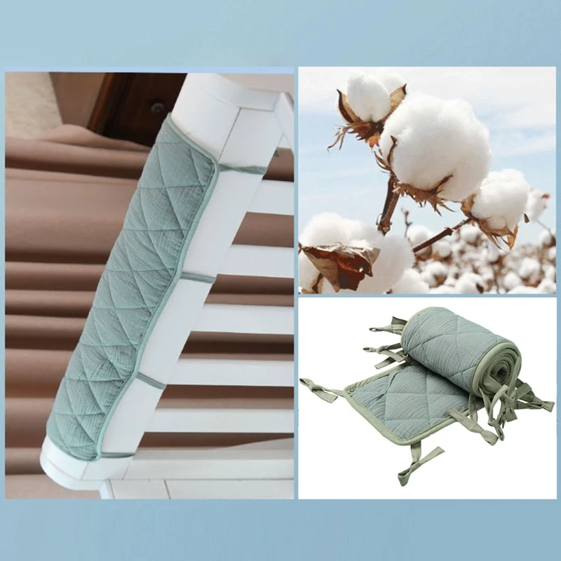 Crib Bumper Baby Crib Cotton Bed Wall for Protection Strip Anti-collision And Anti-biting