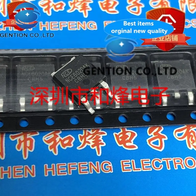 

10PCS NCE6020AK TO-252 60V 20A in sotck 100% new and original