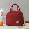 Portable Lunch Bag New Thermal Insulated Lunch Box Tote Cooler Bag Bento Pouch Lunch Container School Food Storage Bags 5
