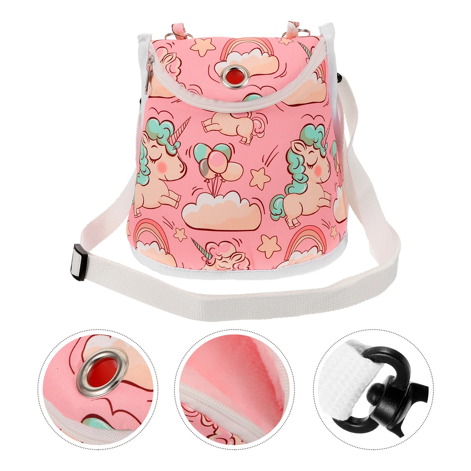 

Small Pet Carrier Bag Portable Zippered Hamster Carrier Breathable Outgoing Bag Size S