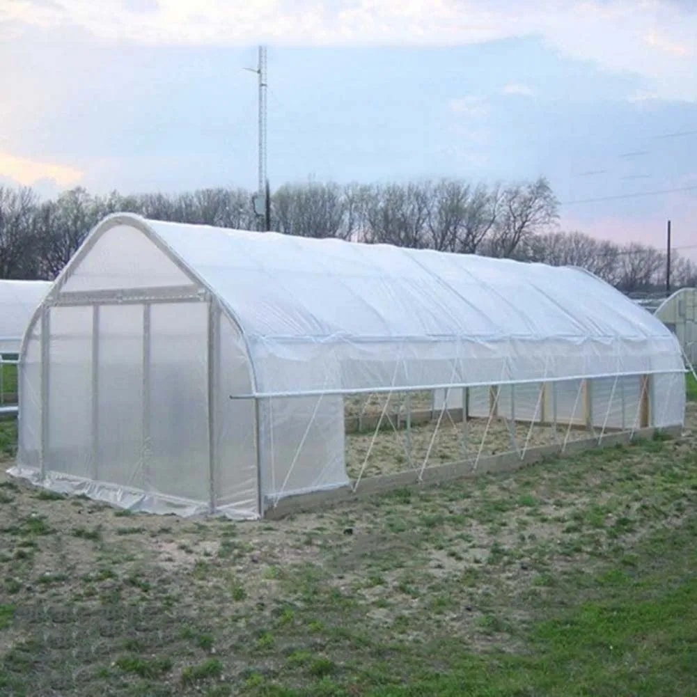 Clear Polythene Plastic Sheeting Garden DIY Material Cover Greenhouse Roof