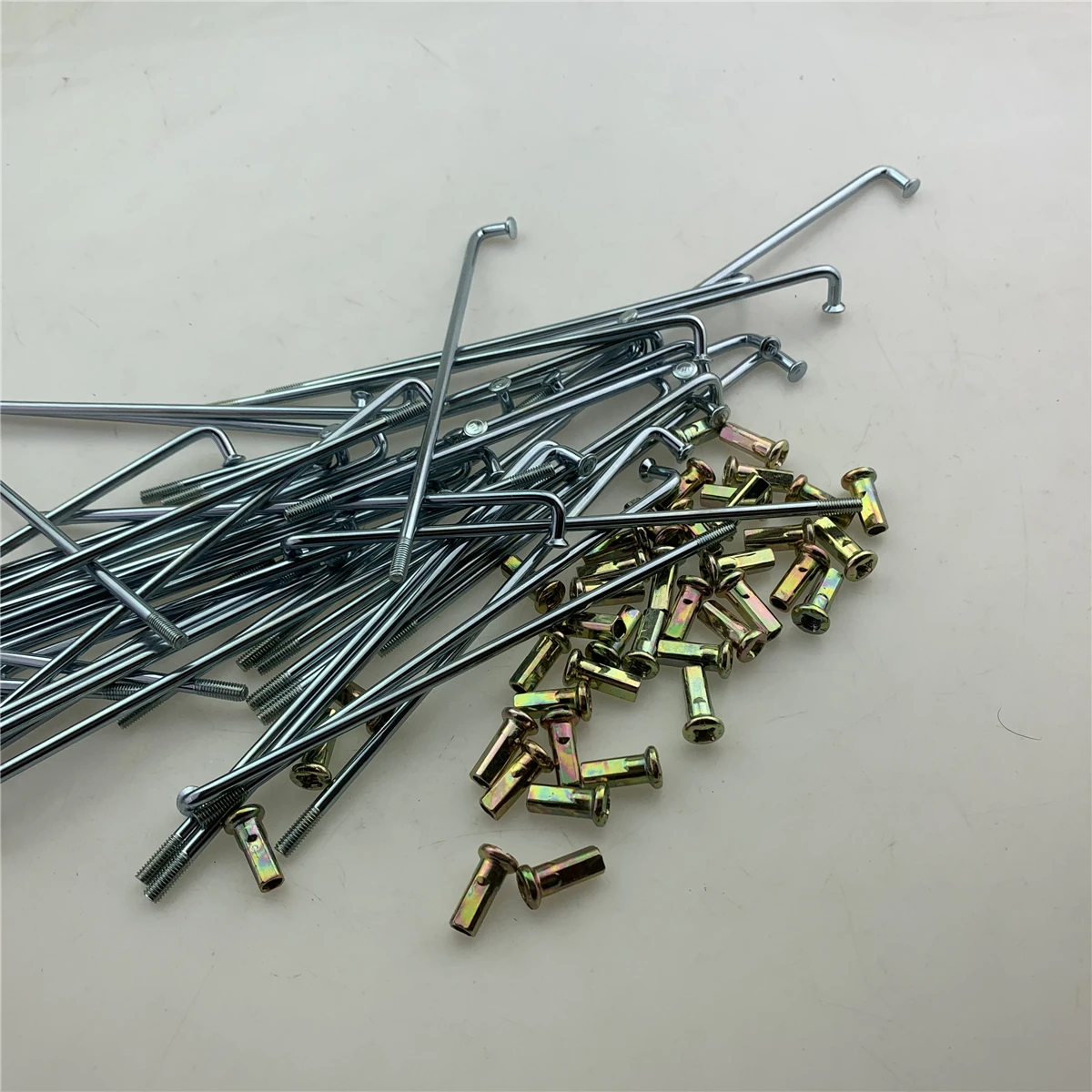 Off-road Motorcycle Front Rear Drum Disc Brake Steel Wire Spokes Car Bars For GN125 GN250 Jialing GS125 GY dirt bike wheel spoke