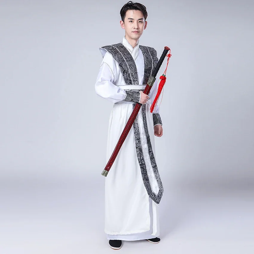 

Tangsuit Dynasty Hanfu Dress for Men Traditional Chinese Asian Clothes Dance Costume Festival Outfits National Ancient Cosplay