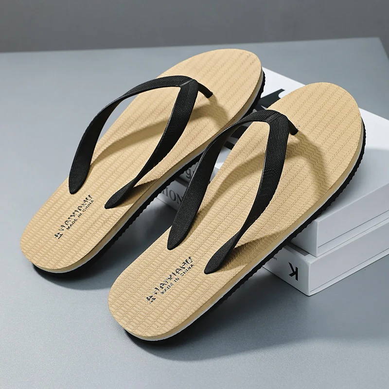 Stylish Comfortable Mens Sandals Thick Soles Anti-skid Features for Summer Wear Flip Flops Shoes Designer Shoes Men