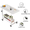 Student Computer Portable Home Office Furniture Small Spaces Sofa Bedroom Bedside Desk Learn Play Game Desk on Wheels Movable 3