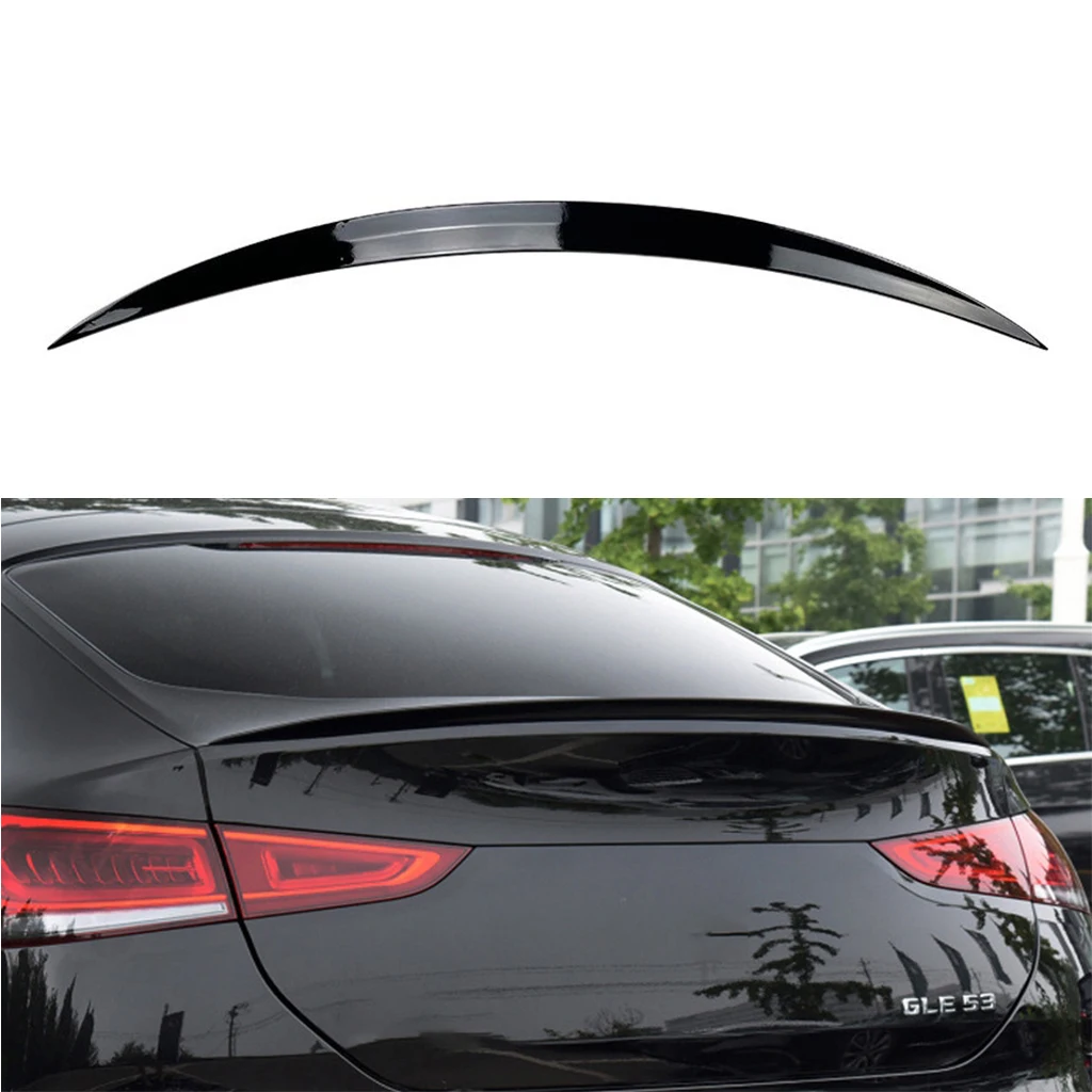 

Glossy black Car Tail Wing Rear Trunk Lip Spoiler Trim for Mercedes-Benz GLE-Class Coupe C167 GLE350 450 GLE53 AMG 2020+