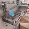 Multifunctional Aluminum Bathroom Shelf Suction Cup No Drilling Wall Shampoo Holder Shower Organizer Shelf 1