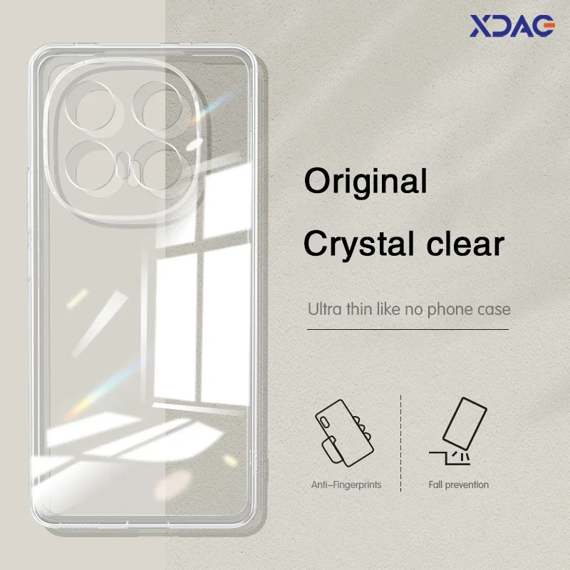 Ultra Thin Shockproof Transparent Silicone Phone Case - Soft Clear Back Cover