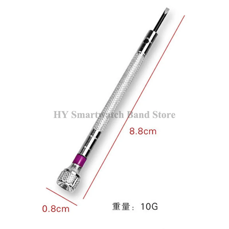 13Pcs 스크루 드라이버 세트 0.6mm-2.0mm 시계 수리 도구 플랫 헤드 스크루 드라이버 키트 시계 수리 도구를위한 전문 시계 제조 업체