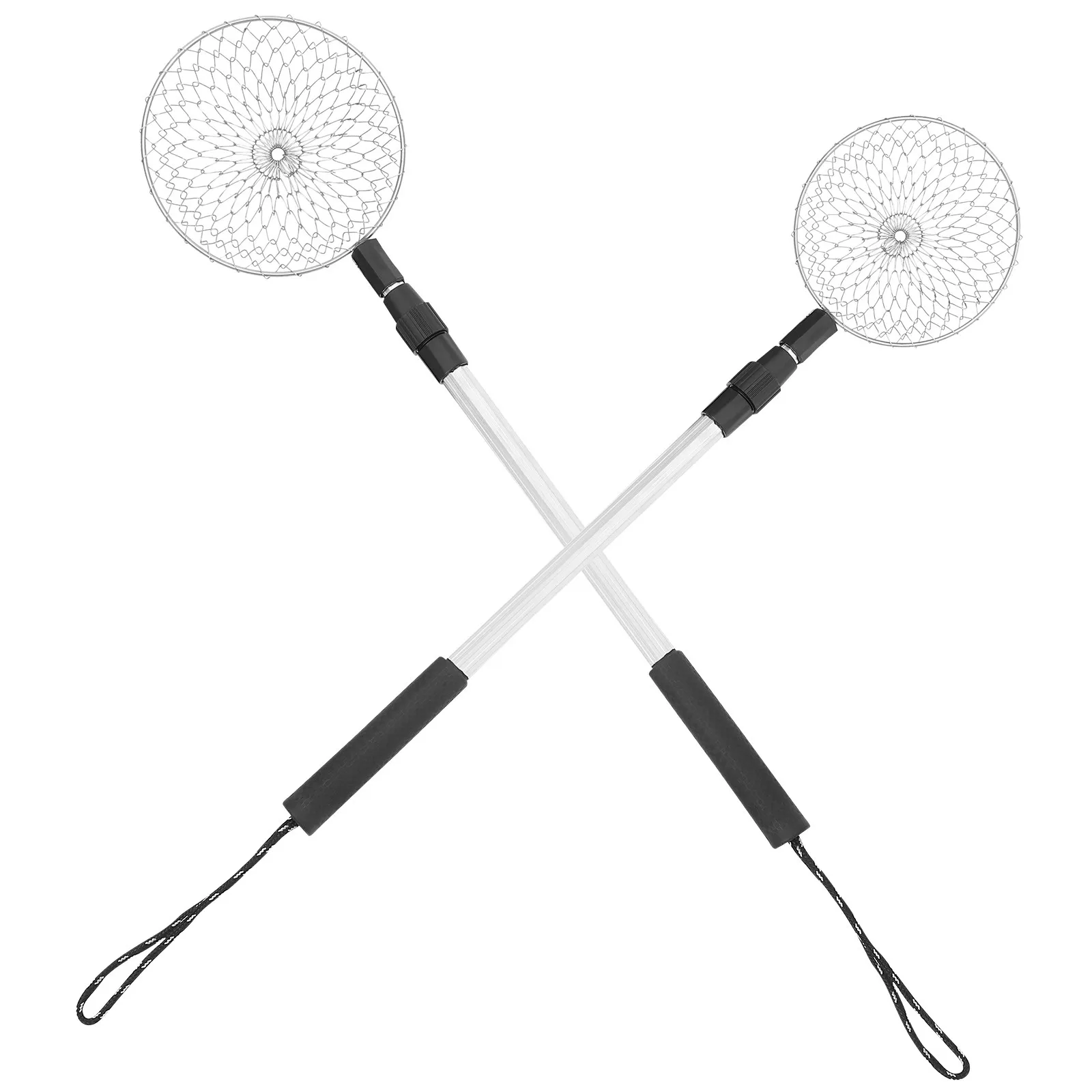 2Pcs 해변 모래 체망 도구 세트 쉘 스쿠프용 모래 필터 강력하고 튼튼한 메쉬 삽 어린이와 성인을 위한 가볍고 휴대 가능한 제품