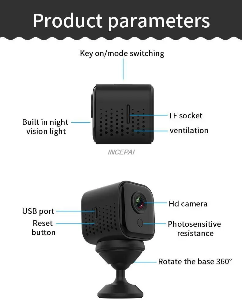 the best action camera A11 Sport Camera HD 1080 DVR Video Voice Security Body Cam IR Night Vision Smart Home  Recorded Multifunctional Mini Camcorders sports camera