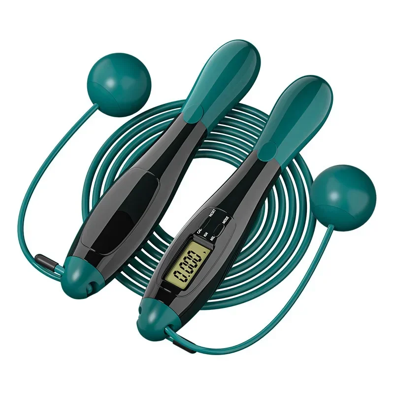 Counting Jump Rope ball Steel PVC Skipping Rope Exercise Adjustable Cordless jump rope Fitness gym Training Home Sport Equipment jump rope