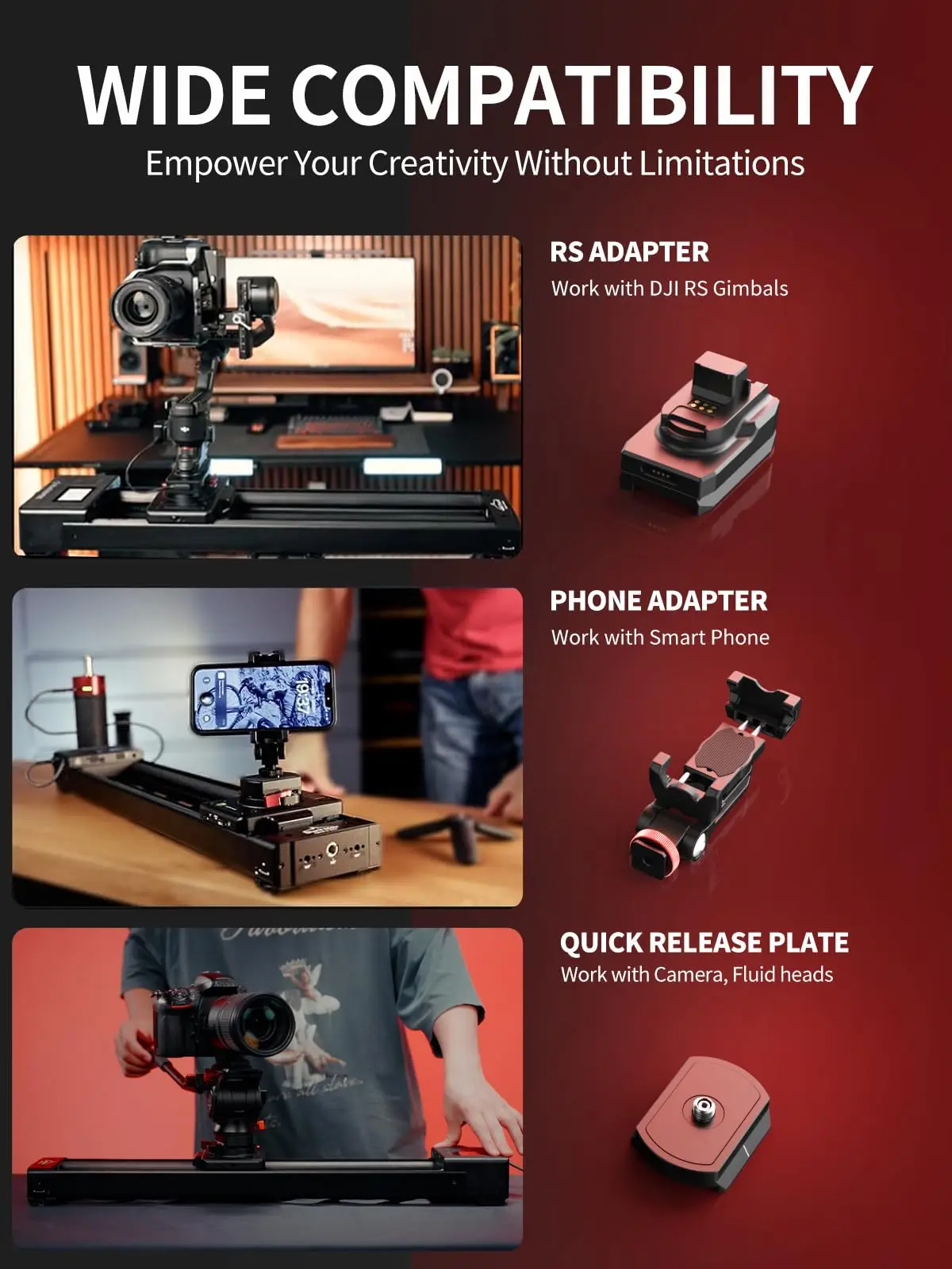 Shark Slider Nano II 860 Motorized Camera Slider - 26" Multi-Axis Pan Slider for