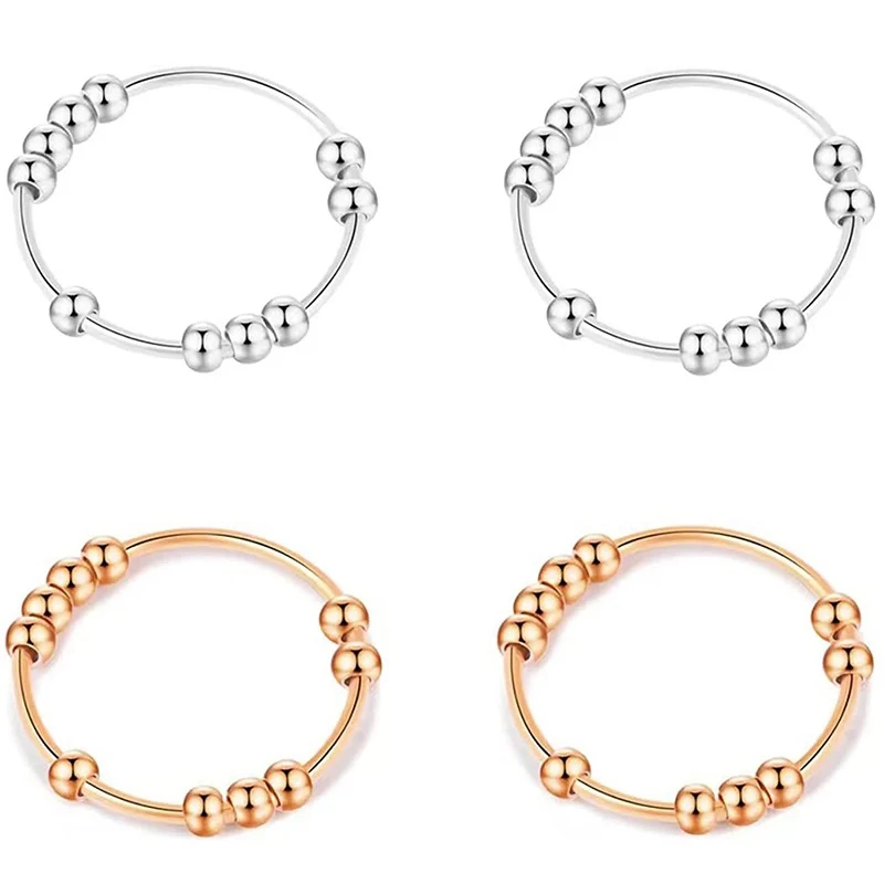 Женское кольцо-антистресс из нержавеющей стали | Украшения и аксессуары