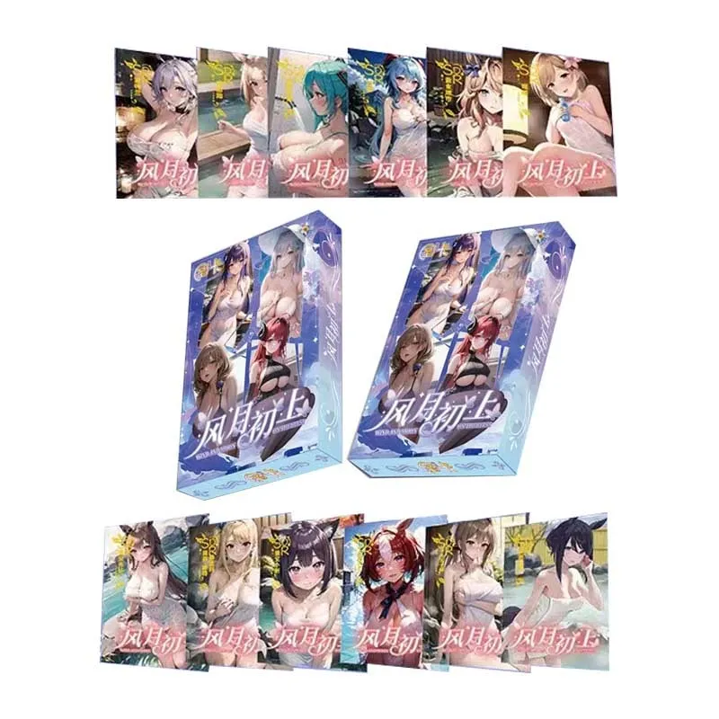 

Goddess Story Collection Cards Booster Box Tcg Wind Moon Game Cards Table Toys