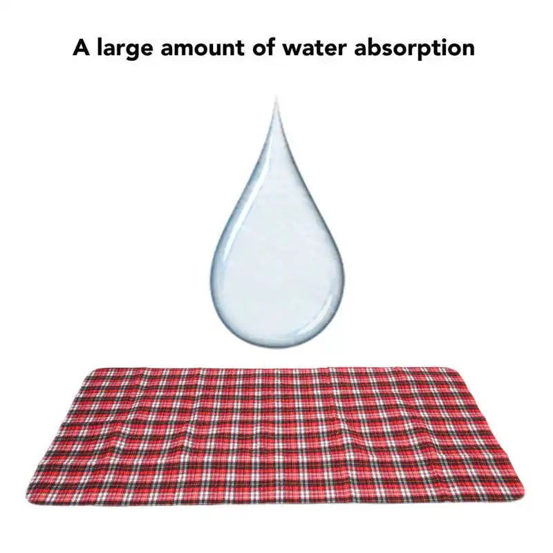 Adult Incontinence Bed Pad Absorbency Waterproof Reusable Cotton Urine Bed Pad for The Disabled for Elderly incontinence bed pad