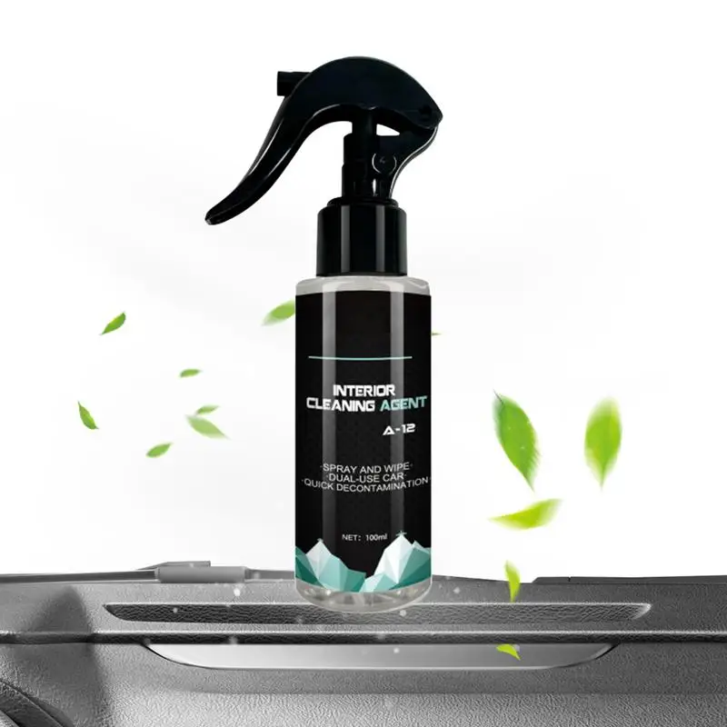 

Car Interior Cleaner Agent All-Purpose Cleaners for Automobile Seats Center Console Steering Wheel Car Roof Doors Dashboard